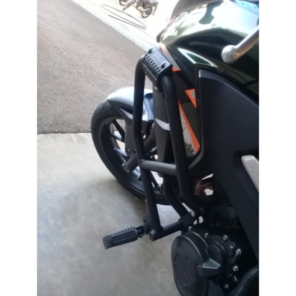 Protetor Motor Pernas Carenagem Moto Cb 500 X C/ Pedaleira Lateral