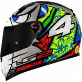 Capacete Moto Fechado Ls2 Ff358 Classic Piloto 4 Moto Gp Alex Barros Masculino Feminino Lançamento