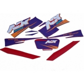 Kit Adesivos Faixa Nx 200 Vermelha 1997 Nx 97 Jogo Adesivo