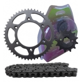 Kit Relação Transmissão Nxr Bros 150 2006 2007 2008 2009 2010 2011 2012 2013 2014 ( Corrente Coroa Pinhão  )