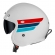 Capacete Moto Aberto Ls2 Of599 Spitfire Custom Vintage Retro Harley C/ Óculos e Selo Inmetro Masculino Feminino - Branco