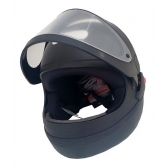 Capacete Moto Automático Ebf Solid Classic C/ Viseira Automática C/ Selo Inmetro - Preto Fosco