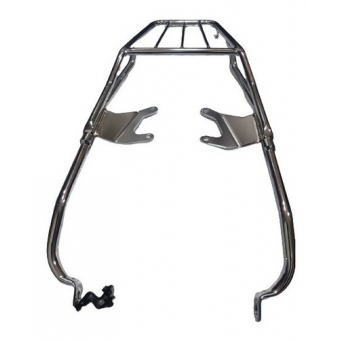 Bagageiro Moto Titan 160 Ex 2016 2017 2018 2019 2020 Suporte P/ Bau Bauleto Traseiro Cromado