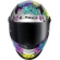 Capacete Moto Ls2 Ff358 Classic Dreamcatcher Apanhador Sonhos Prata Rosa Masculino Feminino Esportivo