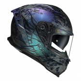 Capacete Moto Masculino Feminino Norisk Strada 2 Militar Força Especial Cobra Fechado C/ Óculos