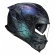 Capacete Moto Masculino Feminino Norisk Strada 2 Militar Força Especial Cobra Fechado C/ Óculos