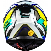 Capacete Moto Fechado Ls2 Ff358 Classic Xdron Brasil Amarelo Azul Branco Esportivo C/ Selo Inmetro