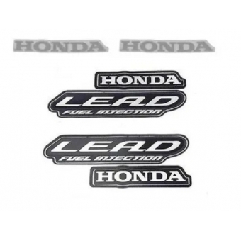 Kit Adesivos Faixas Honda Lead 110 2012 Jogo Adesivo Moto