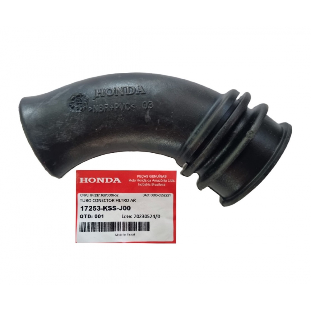 Tubo Borracha Condutor Ar Moto Biz 125 2018 2019 2020 2021 2022 2023 2024 Original Honda