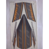 Kit Adesivos Faixas Yamaha Fazer 250 Ys250 Preta 2011 Jogo Adesivo