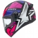 Capacete Moto Feminino Fechado Peels Spike 2 1ST Star Preto Rosa Pink Roxo Brilho Lançamento