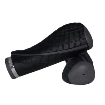 Par De Manopla Punho Moto Esportivo Scud Concept 2 Cinza / Preto Ergonômica Anatômica Descanso P/ Mão