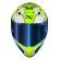 Capacete Moto Norisk Flow Robot Branco Amarelo C/ Spoiler + Viseira Extra Lançamento