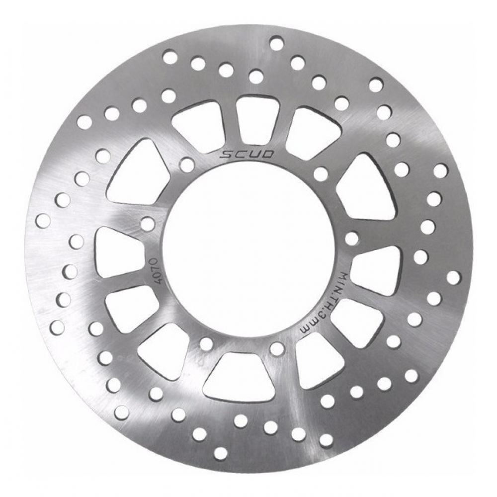 Disco Freio Dianteiro Moto Xtz 125 Yamaha Modelo Original Scud - Cinza