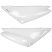 Par De Tampa Lateral Moto Yamaha Xtz 125 Xtz125 Branca Carenagem Modelo Original S/ Adesivo - Branca