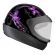 Capacete Moto Feminino Automático Ebf Borboleta C/ Selo Inmetro - Preto / Rosa