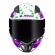 Capacete Moto LS2 FF810 Vigo Space Attack  Branco C/ Spoiler Masculino Feminino Lançamento