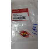 Adesivo Hiss Tanque Cb 600 Hornet Cbr 1000 Original Honda - Branco