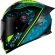 Capacete Moto LS2 FF358 Pro Classsic Striker Azul C/ Spoiler Masculino Feminino Lançamento