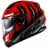 Capacete Moto Fechado Ls2 Ff320 Stream Shadow Preto Vermelho C/ Óculos Interno C/ Selo Inmetro