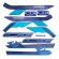 Kit Adesivos Faixas Moto CG 125 TODAY Azul 1992 Jogo Adesivo Jotaesse