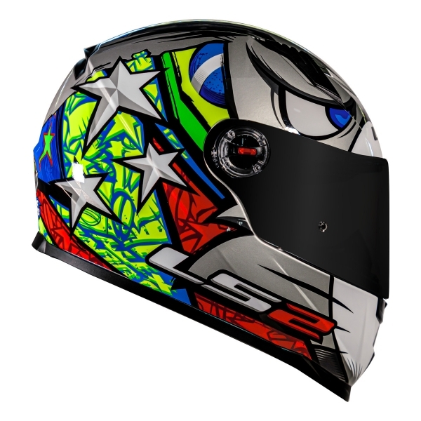 Capacete Moto Fechado Ls2 Ff358 Classic Piloto 4 Moto Gp Alex Barros Masculino Feminino Lançamento
