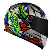 Capacete Moto Fechado Ls2 Ff358 Classic Piloto 4 Moto Gp Alex Barros Masculino Feminino Lançamento