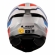 Capacete Moto Fechado Ls2 Ff808 Stream 2 Vintage Bmw Branco Azul Vermelho C/ Óculos