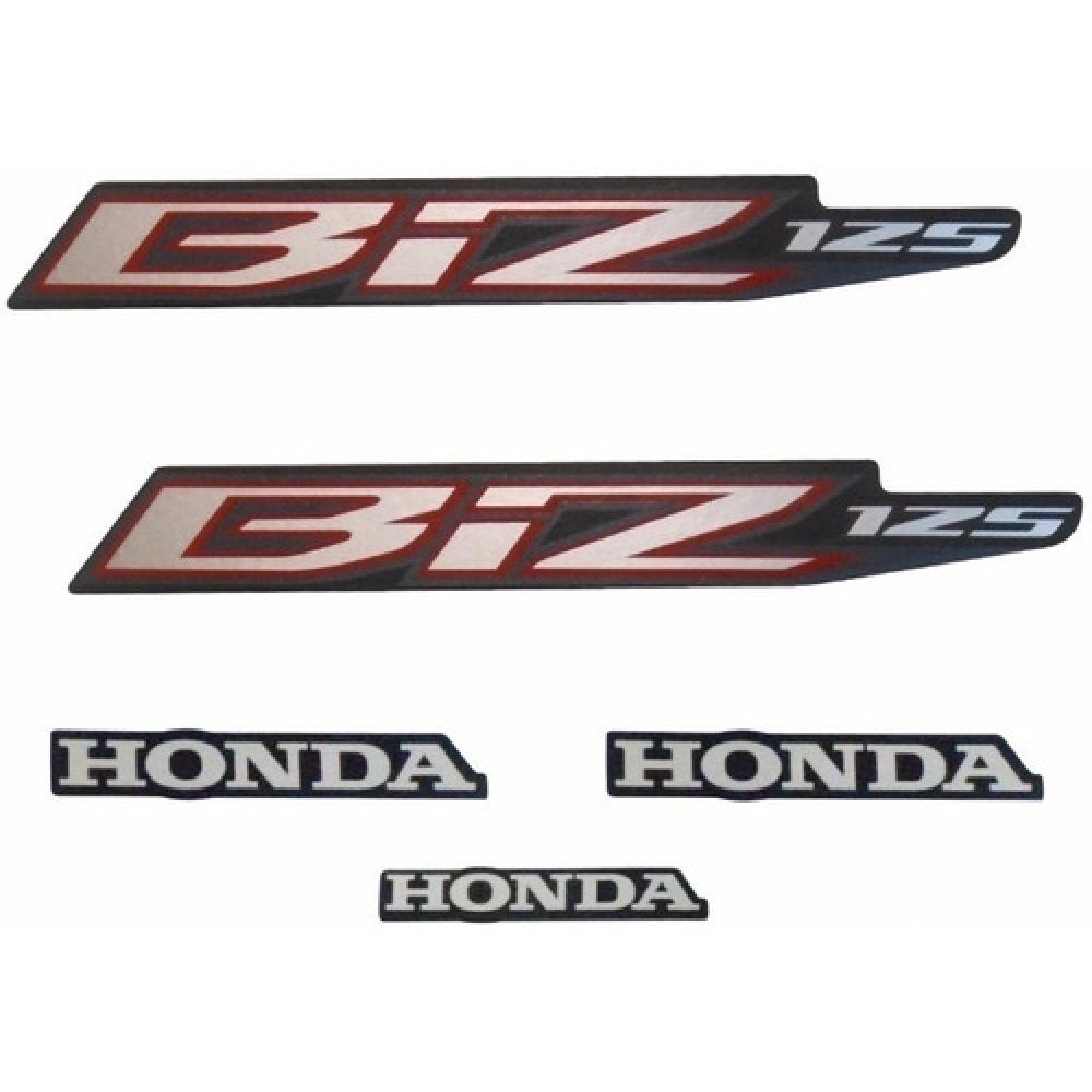 Kit Adesivos Faixas Moto Biz 125 Es 2014 Preta Jogo Adesivo