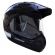 Capacete Esportivo Ebf Motard Solid C/ Viseira Motocross Trilha Preto Brilhante C/ Selo Inmetro - Preto