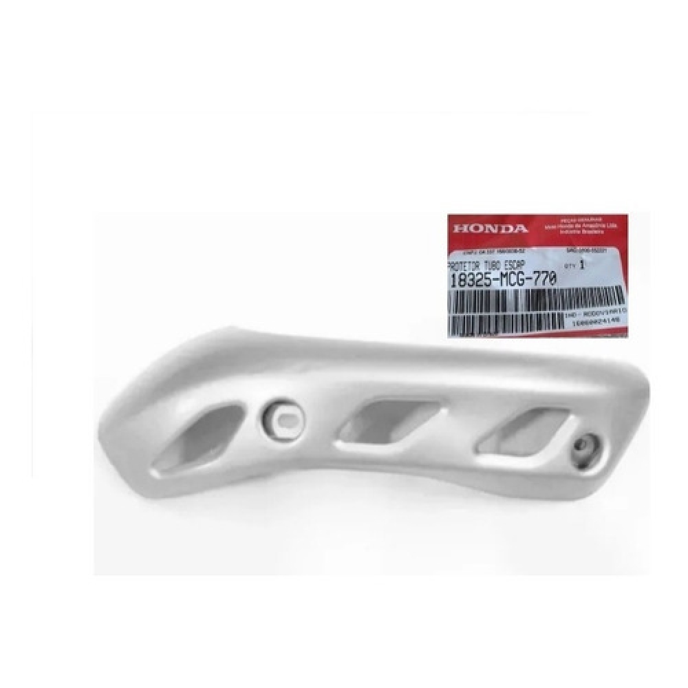 Protetor Dianteiro Curva Escape Escapamento Moto Nx 400 Falcon 2006 2007 2008 Original Honda Prata
