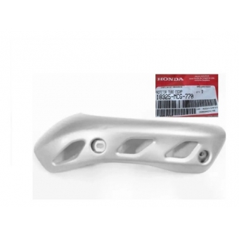Protetor Dianteiro Curva Escape Escapamento Moto Nx 400 Falcon 2006 2007 2008 Original Honda Prata