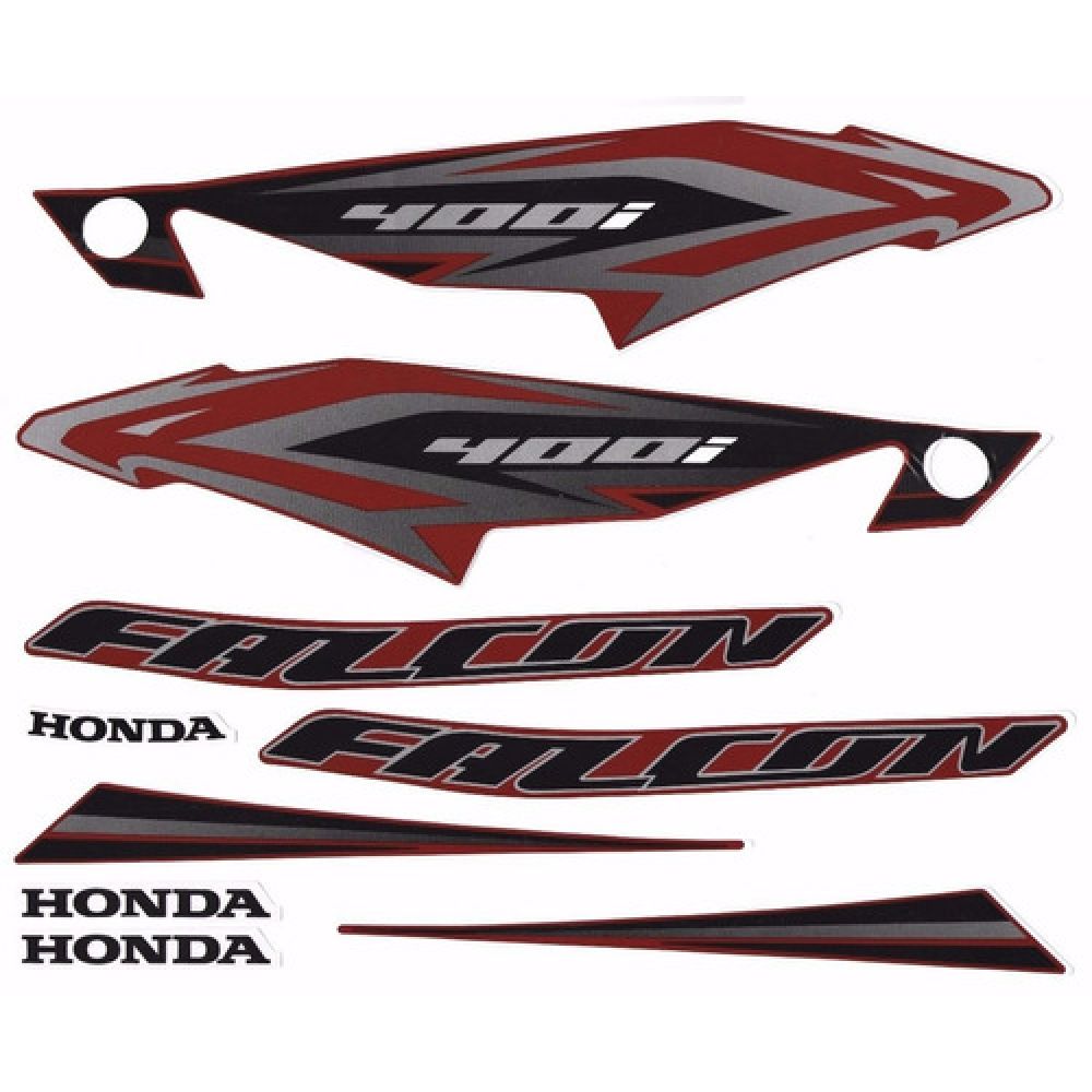 Kit Adesivos Faixa Nx 400 Falcon Vermelha 13/14 Jogo Adesivo
