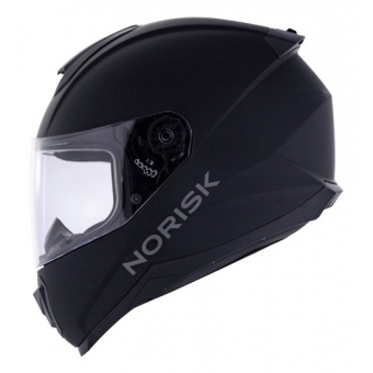Capacete Moto Esportivo Fechado Norisk Razor Monocolor Solid Preto C/ Selo Inmetro