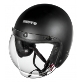 Capacete Aberto Custom Bieffe B45 B-45 Classic Harley Old School Vintage Cafe Racer C/ Selo Inmetro - Preto Fosco