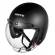 Capacete Aberto Custom Bieffe B45 B-45 Classic Harley Old School Vintage Cafe Racer C/ Selo Inmetro - Preto Fosco
