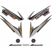 Kit Adesivos Faixa Ybr 125 Preta 2004 Jogo Adesivo