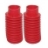 Sanfona Protetor Bengala Moto Cg 125 83/88 Fan 125 Titan 125 11 Dentes Vermelha