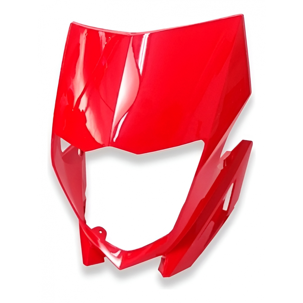 Carenagem Capa Farol Moto Xtz 125 2009 2010 2011 2012 2013 2014 2015 2016 Modelo Original - Vermelho