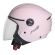 Capacete Aberto Feminino Moto Joy23 Joy 23 By Taurus Custom Vintage Rosa C/ Acabamento Interno Couro - Rosa-claro