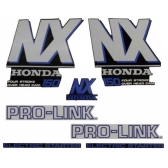 Kit Adesivos Faixa Nx 150 Preta 1990 Nx150 90 Jogo Adesivo
