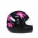 Capacete Feminino Taurus San Marino Formula 1R C/ Flor Femme Modelo Novo - Preto