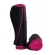 Par De Manopla Punho Moto Concept 2 Ergonômica Anatômica Descanso P/ Mão Scud Preto / Rosa