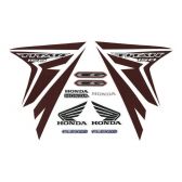 Kit Adesivos Faixa Titan 150 Esd Ex Branca 2014 Jogo Adesivo