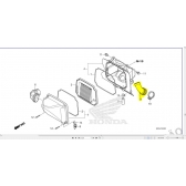 Tubo Borracha Condutor Ar Moto Biz 125 2018 2019 2020 2021 2022 2023 2024 Original Honda