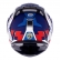 Capacete Moto Robocop Escamoteável Norisk Route FF345 Speedmax Articulado C/ Óculos E Selo Inmetro - Azul Branco Fosco