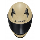 Capacete Moto Fechado Ls2 Ff358 Classic Monocolor Sand Bege Areia Fosco Esportivo C/ Selo Inmetro