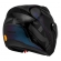 Capacete Moto Peels Mirage Edge Preto Camaleão Custom Aviador C/ Óculos Queixeira Removível Masculino Feminino