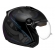 Capacete Moto Peels Mirage Edge Preto Camaleão Custom Aviador C/ Óculos Queixeira Removível Masculino Feminino