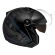 Capacete Moto Peels Mirage Edge Preto Camaleão Custom Aviador C/ Óculos Queixeira Removível Masculino Feminino